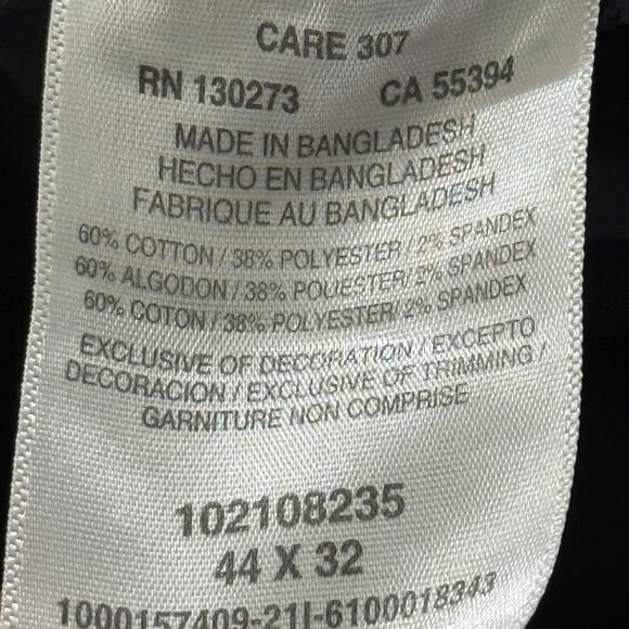 Lee Pants Mens 44X32 Black Exreme Motion MVP Stretch Performance Actual 43X32 - Picture 8 of 10